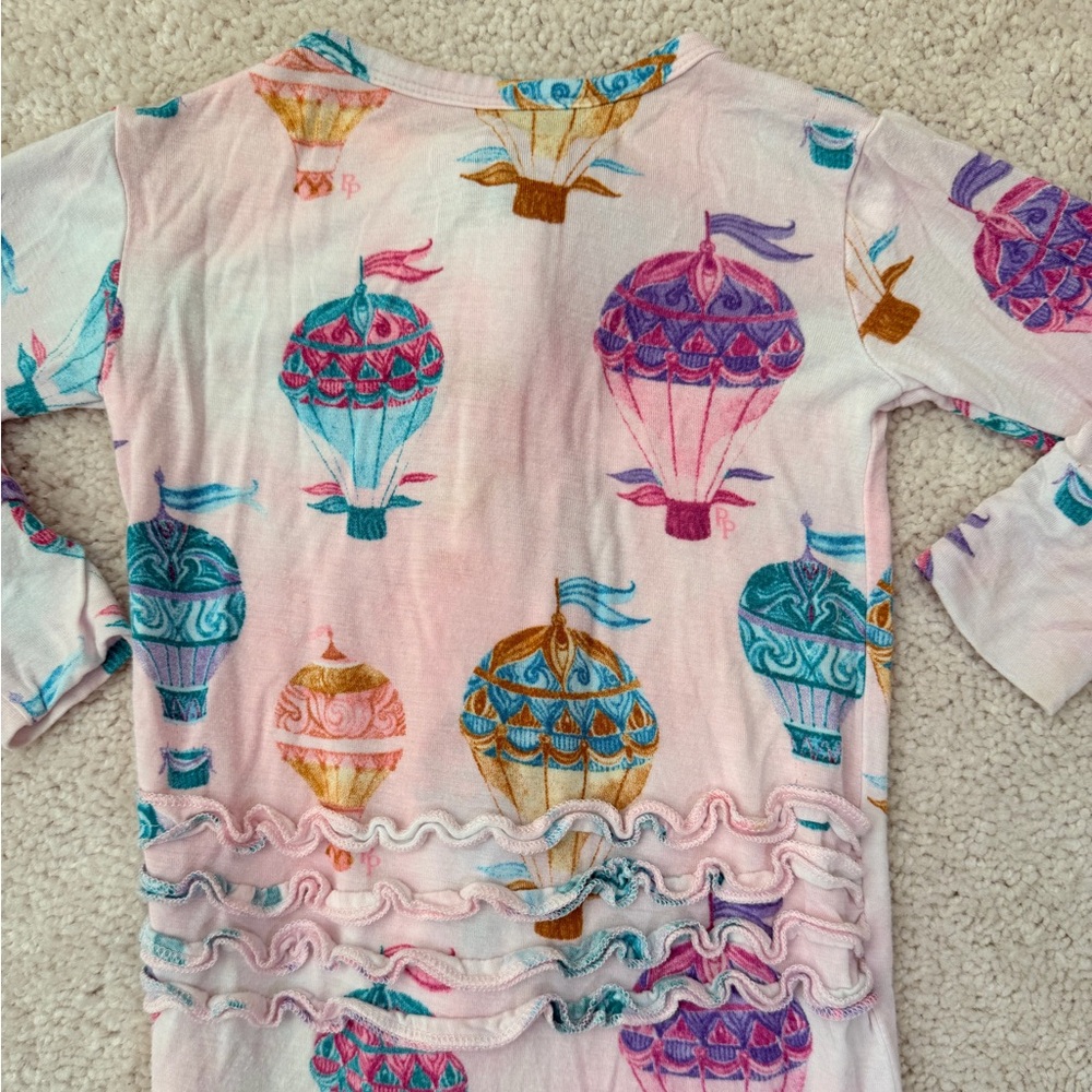 Posh Peanut “Gemma” Footie Ruffled Zippered Pajama - Picture 9 of 11